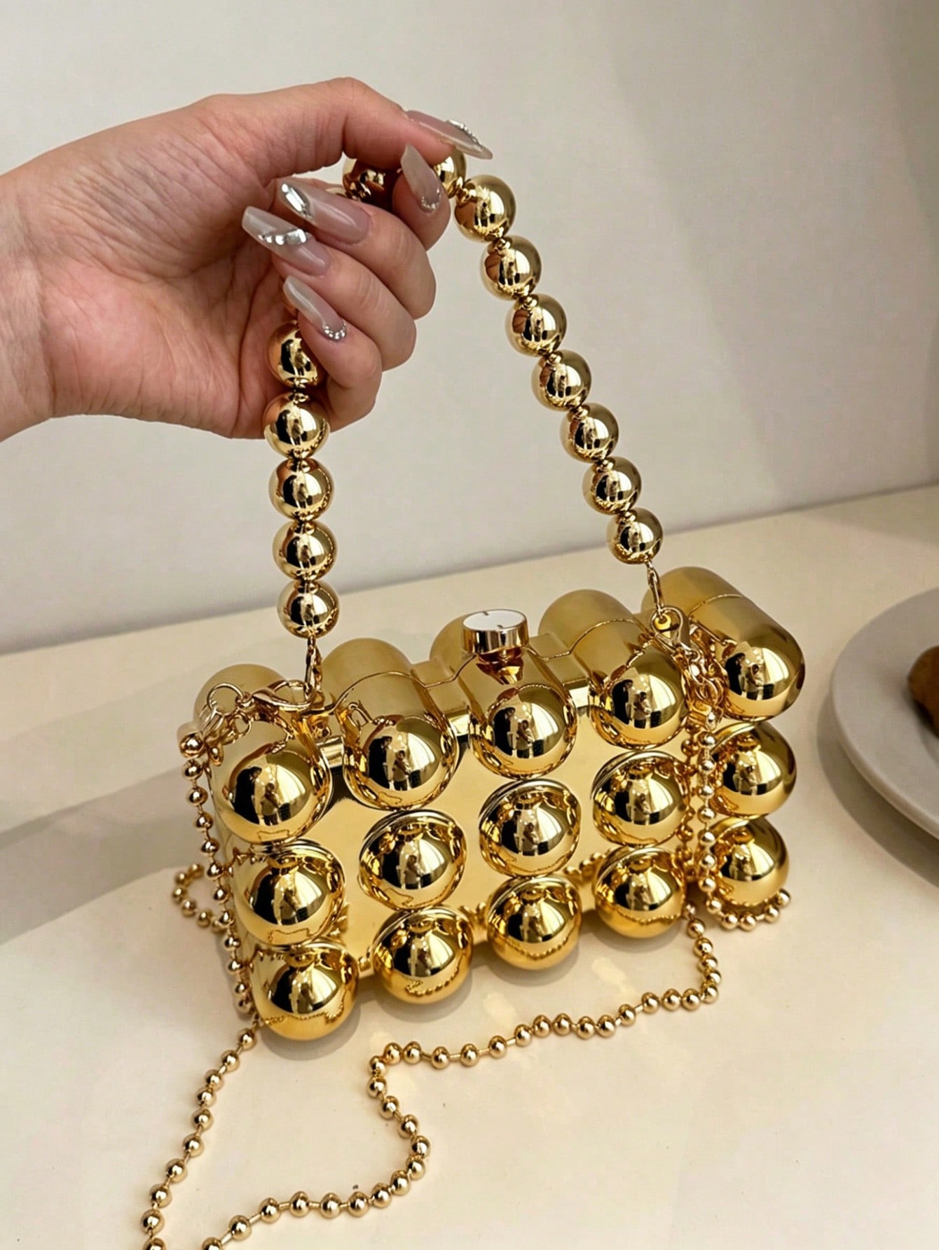 Coin Purse Women - Lüks Mini Kutu Tarzı El Çantası,