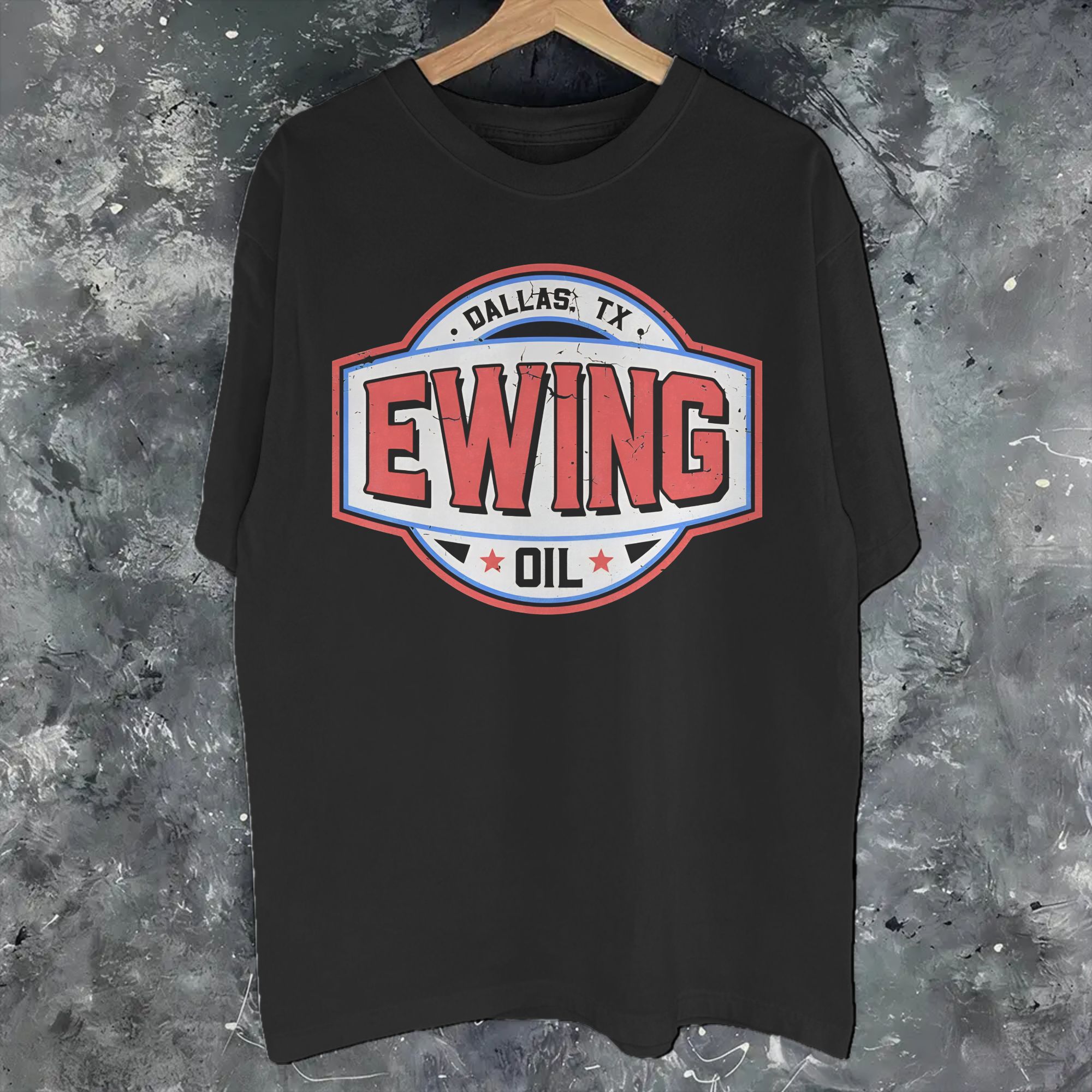 Women'S Fashion Of The 70S - Erkek Kadın Grafik Baskılı Ewing Oil