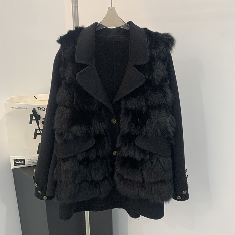 Women'S Fashion Gilet - 2024 Yeni Gerçek Kürk, Yeni Üstün