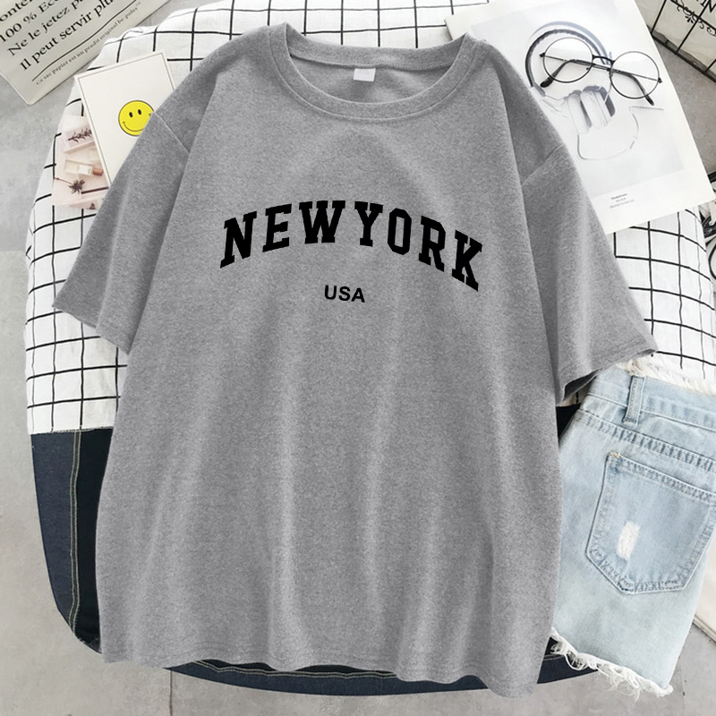 Women'S Fashion York - New York abd şehir mektup grafik