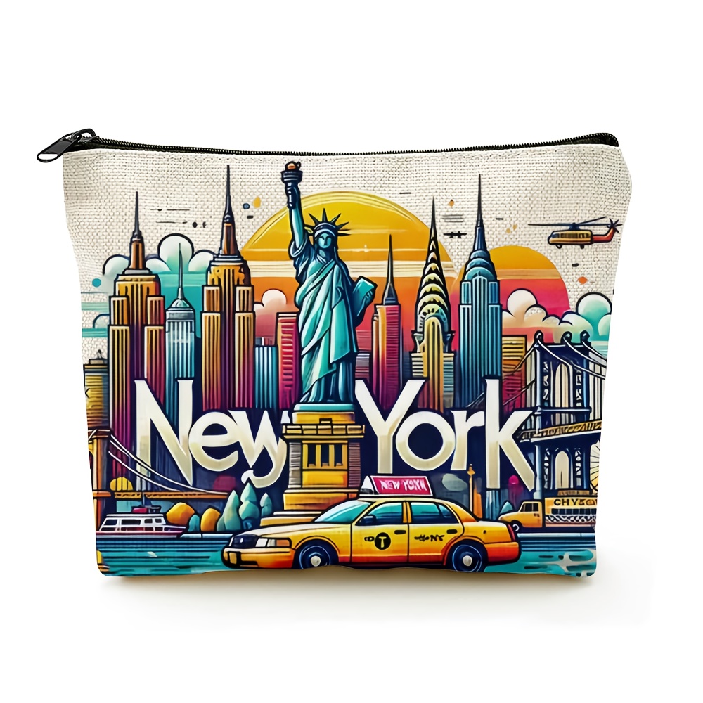 Women'S Fashion York - New York City Tasarım Makyaj Çantası,