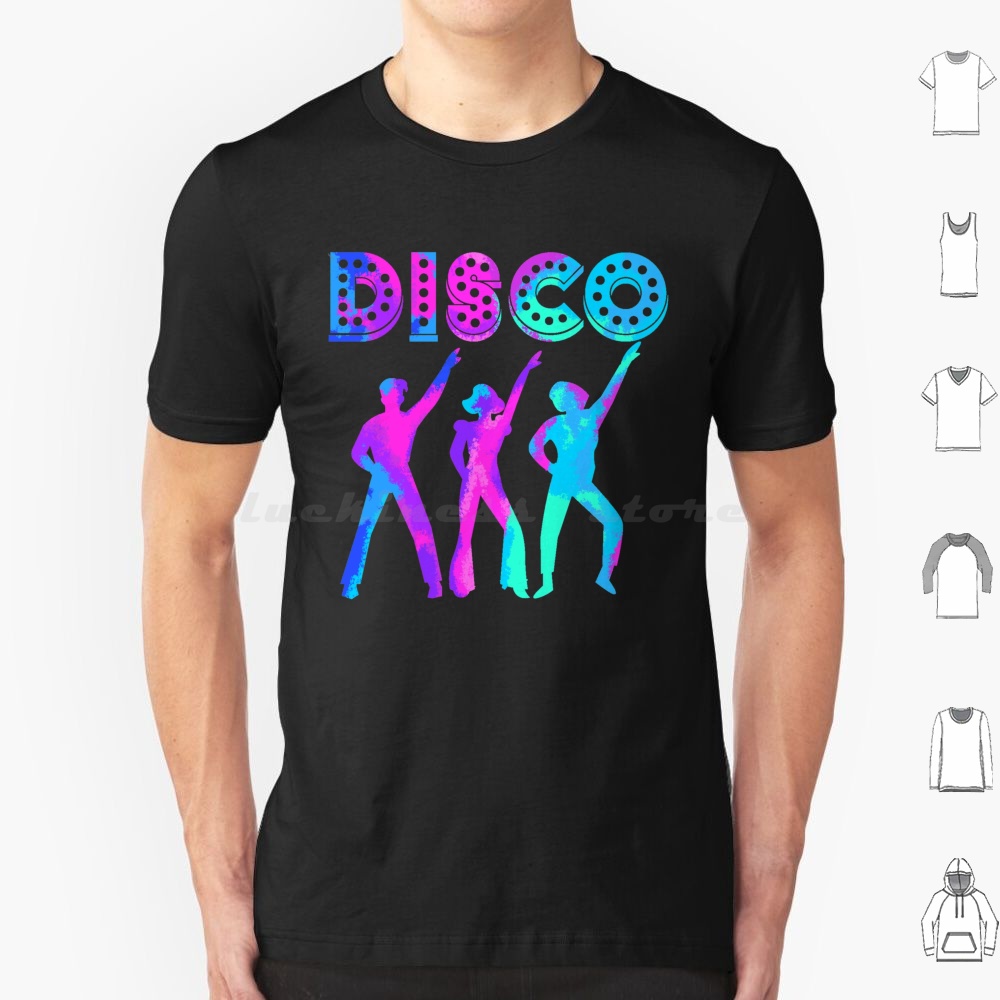 Women'S Fashion Of The 70S - Disco 70'ler Neon Dans Partisi Tişörtü