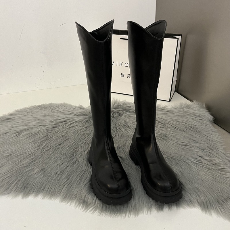 Retro Çıplak Renkli Çizmeler K - Women'S Fashion Knee High Boots incelemesi ve fiyatı