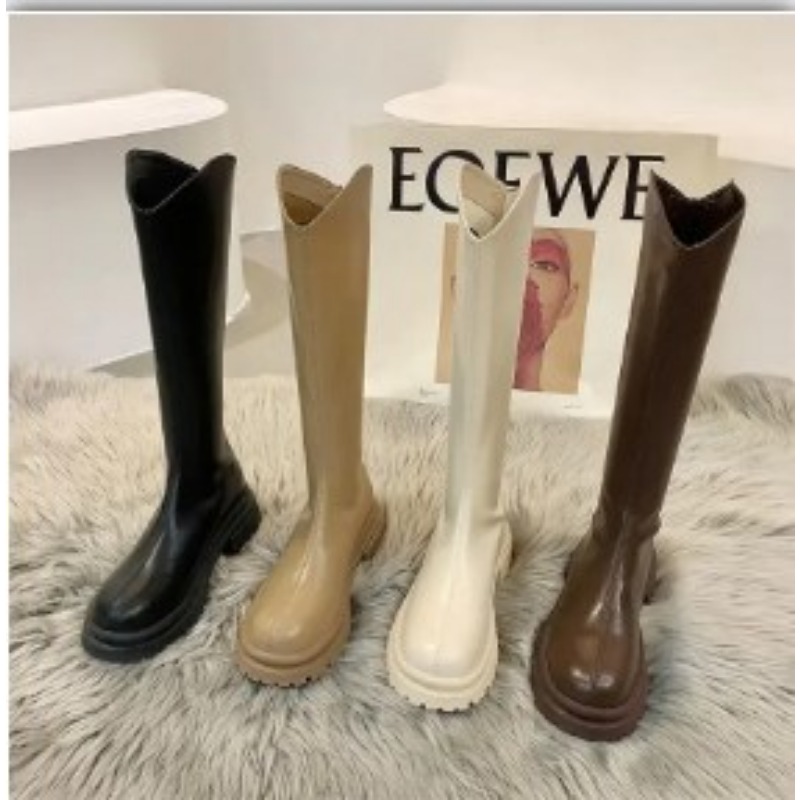Retro Çıplak Renkli Çizmeler K - Women'S Fashion Knee High Boots incelemesi ve fiyatı