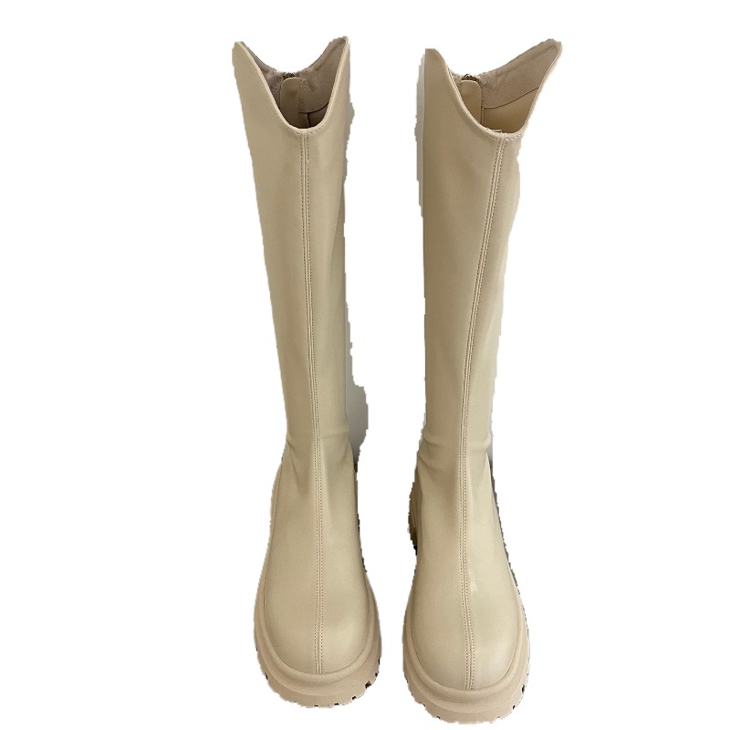 Retro Çıplak Renkli Çizmeler K - Women'S Fashion Knee High Boots incelemesi ve fiyatı