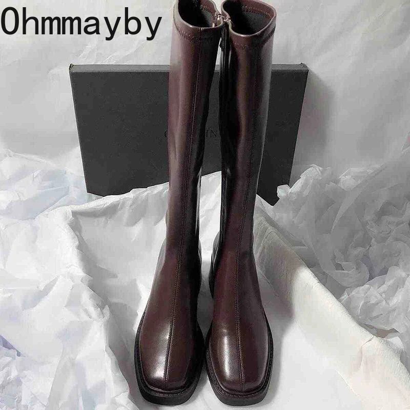 Vintage Kalın Topuk Kadın Diz  - Women'S Fashion Knee High Boots incelemesi ve fiyatı