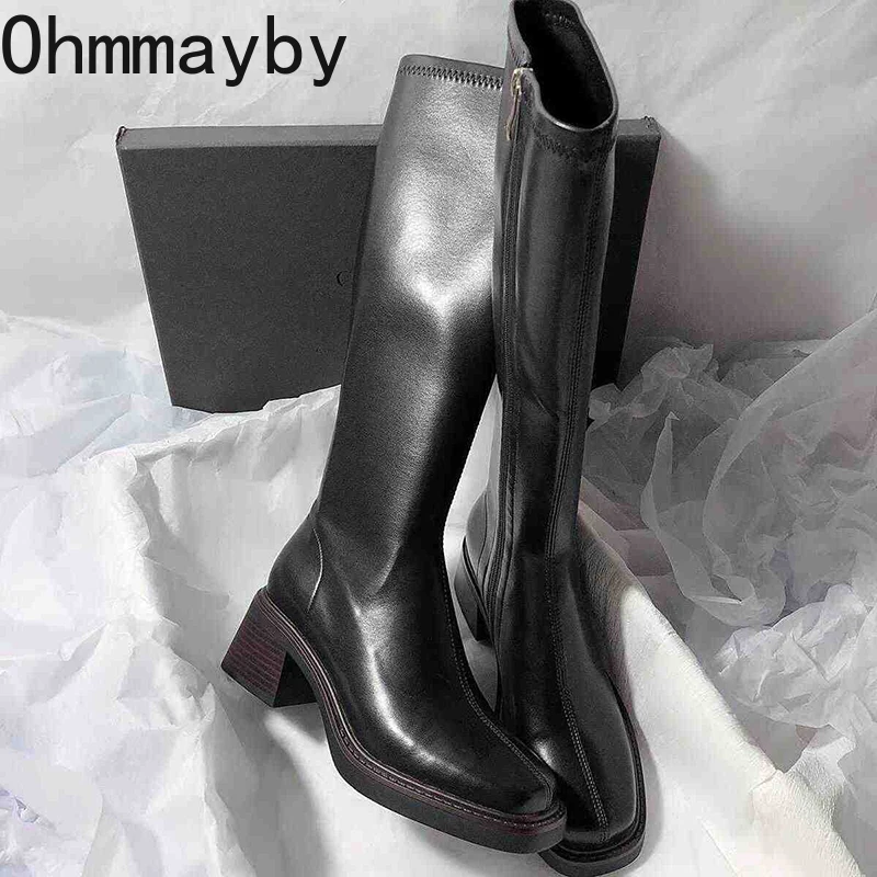 Vintage Kalın Topuk Kadın Diz  - Women'S Fashion Knee High Boots incelemesi ve fiyatı