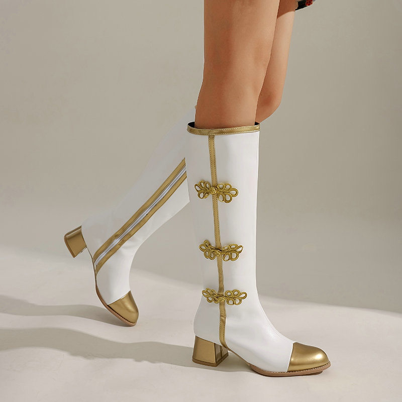 Büyük Boy Moda Diz Yüksek Çizm - Women'S Fashion Knee High Boots incelemesi ve fiyatı