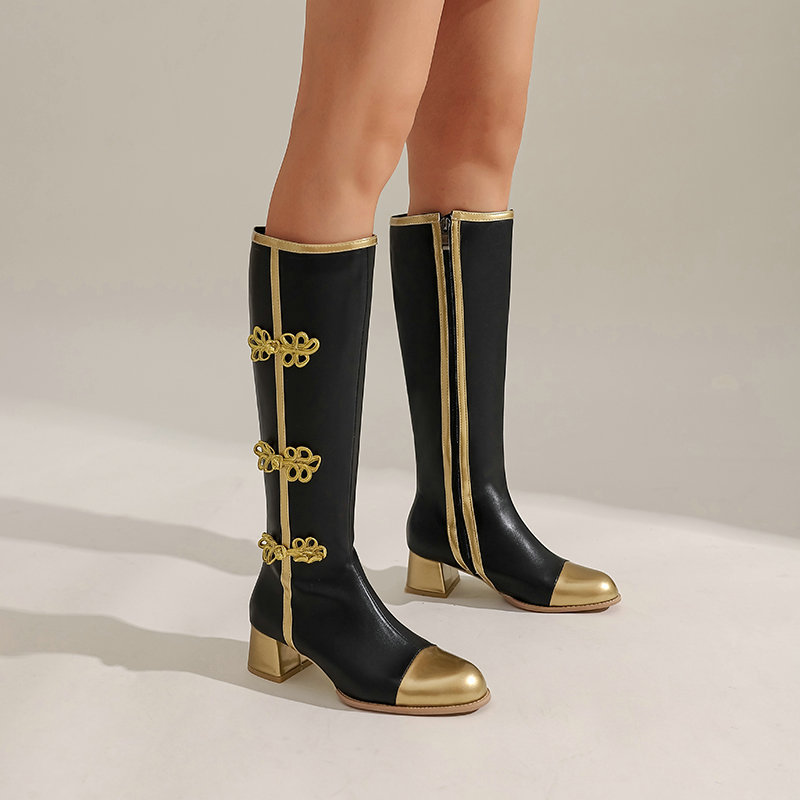 Büyük Boy Moda Diz Yüksek Çizm - Women'S Fashion Knee High Boots incelemesi ve fiyatı