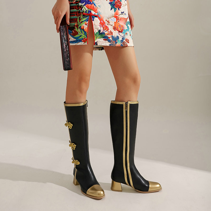 Büyük Boy Moda Diz Yüksek Çizm - Women'S Fashion Knee High Boots incelemesi ve fiyatı