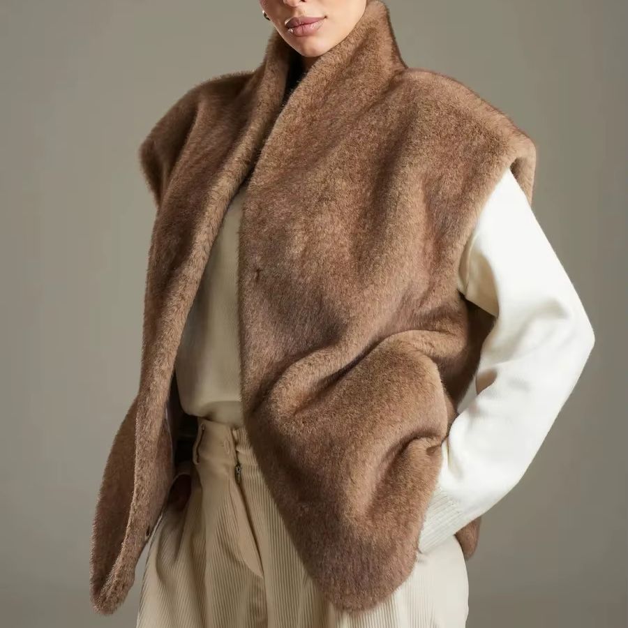 IG26 Kadın Kolsuz Kürklü Yelek - Women'S Fashion Gilet incelemesi ve fiyatı