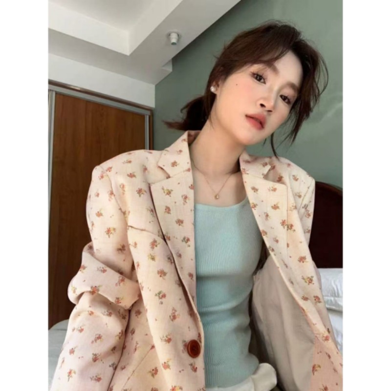 Kadın Çiçek Desenli Blazer, İl - Blazer Women Oversized incelemesi ve fiyatı