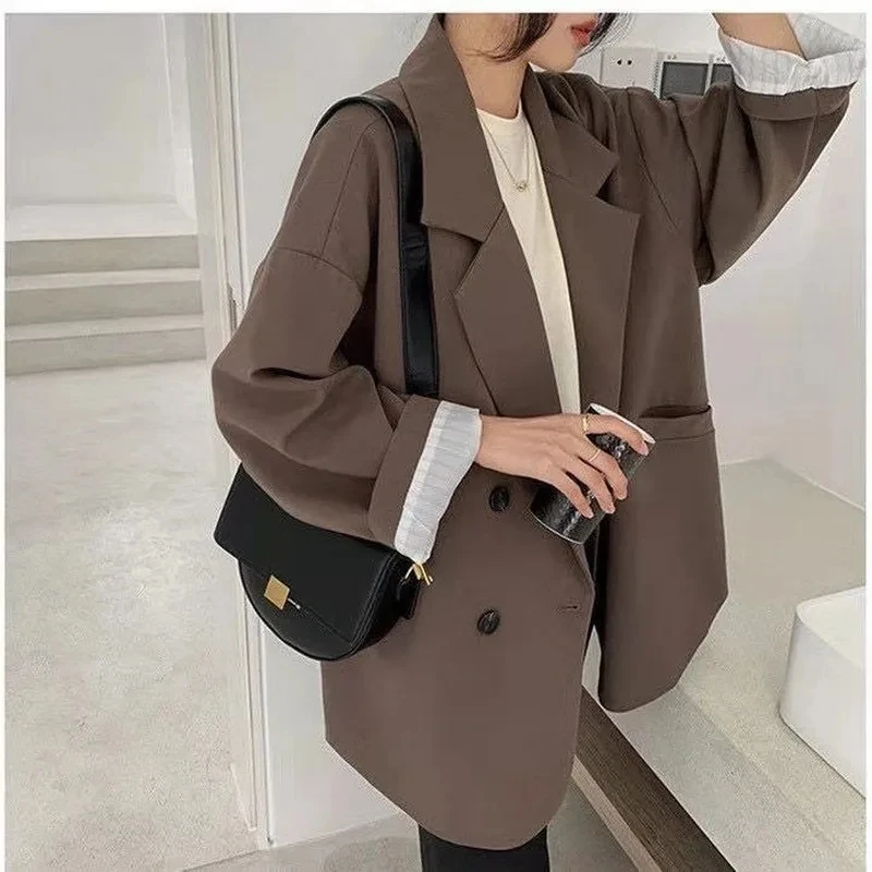 Vintage Kahverengi Blazer Kadı - Blazer Women Oversized incelemesi ve fiyatı