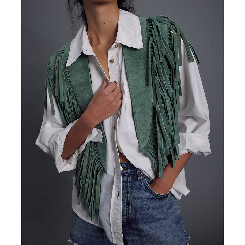 Kadın Y2k Vintage Süet Yelek C - Women'S Fashion Of The 70S incelemesi ve fiyatı