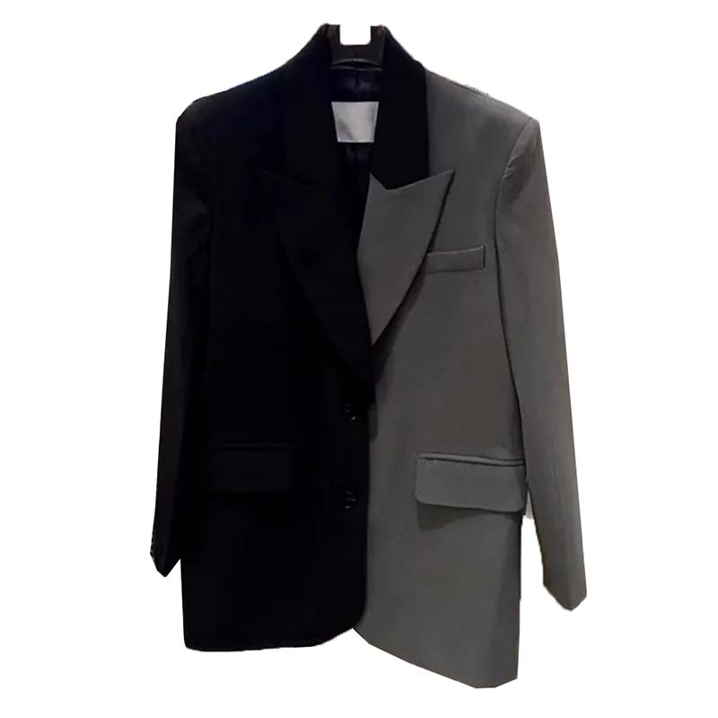 High end Kontrast Renk Patchwo - Blazer Women Oversized incelemesi ve fiyatı