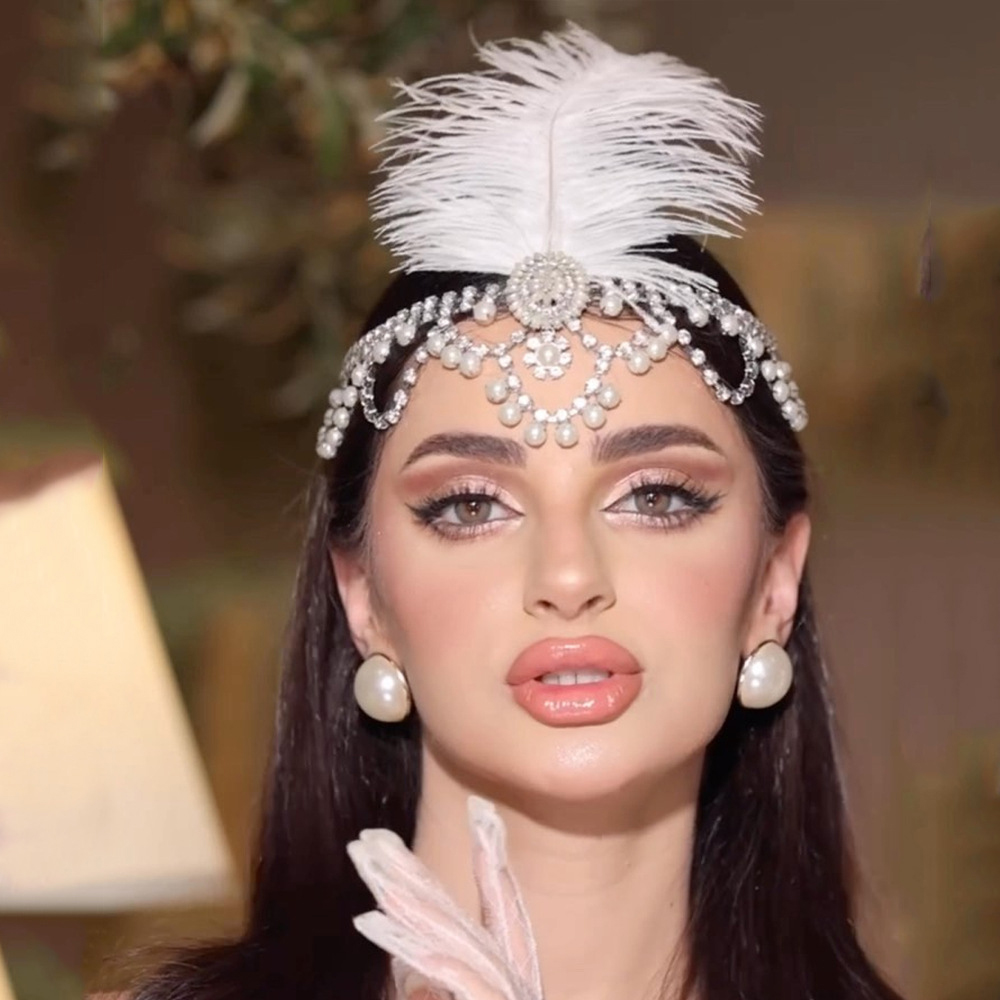Vintage Beyaz Tüy Flapper Başl - Women'S Fashion In 1920 incelemesi ve fiyatı