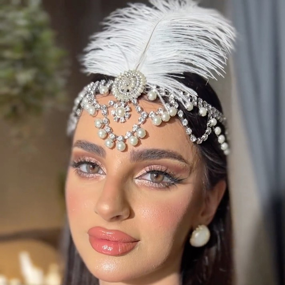 Vintage Beyaz Tüy Flapper Başl - Women'S Fashion In 1920 incelemesi ve fiyatı