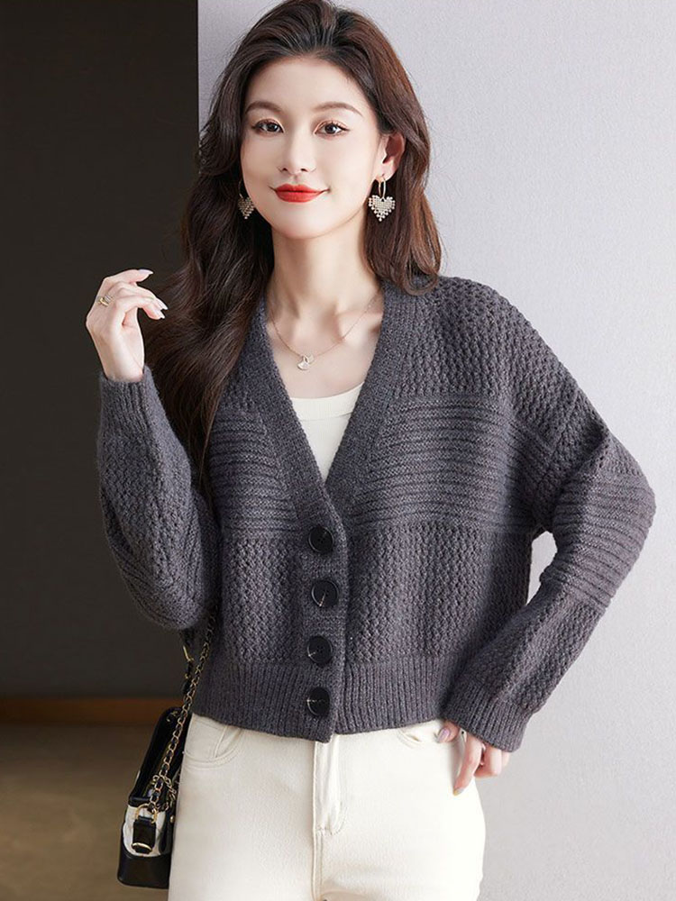 Kadın Rahat Kısa Örme Hırka Dü - Women'S Fashion Gilet incelemesi ve fiyatı