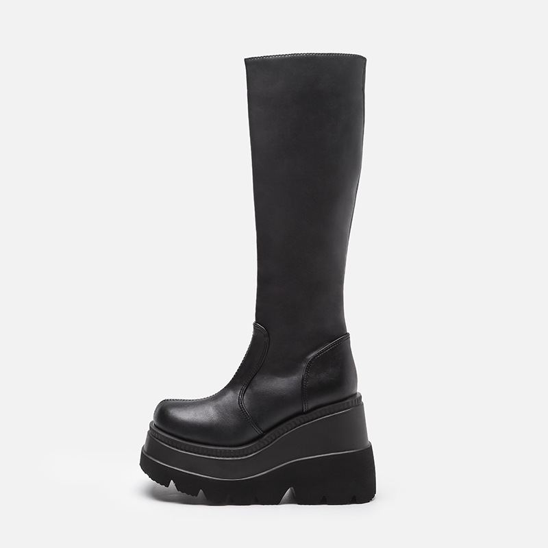 Kadın Platform Botları Punk Or - Women'S Fashion Knee High Boots incelemesi ve fiyatı