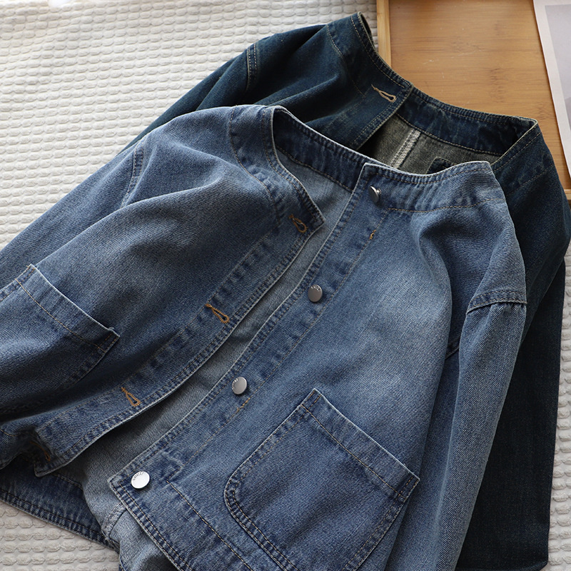 Moda O-Boyun Denim Ceket Kadın - Women Fashion Jeans Top incelemesi ve fiyatı