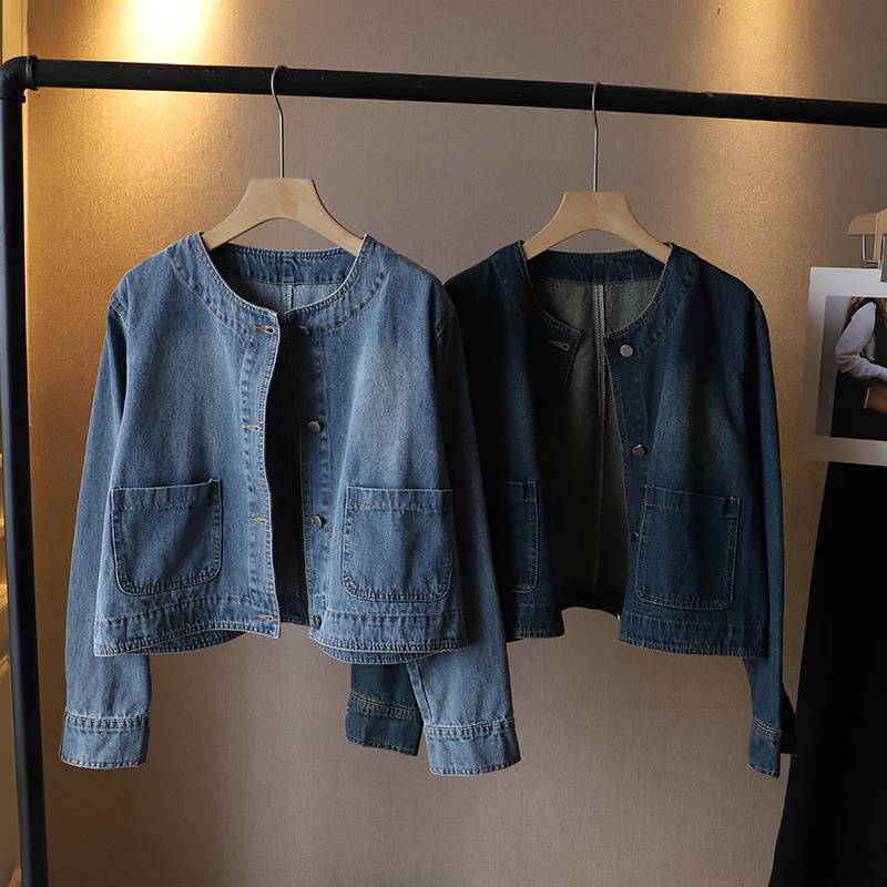 Moda O-Boyun Denim Ceket Kadın - Women Fashion Jeans Top incelemesi ve fiyatı