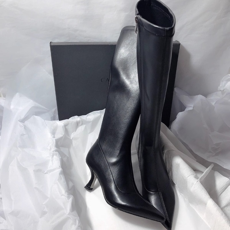 Sonbahar Yeni Stiletto Moda Bo - Women'S Fashion Knee High Boots incelemesi ve fiyatı