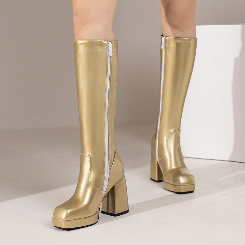 Yeşil Kış Kadın Platformu Diz  - Women'S Fashion Knee High Boots incelemesi ve fiyatı