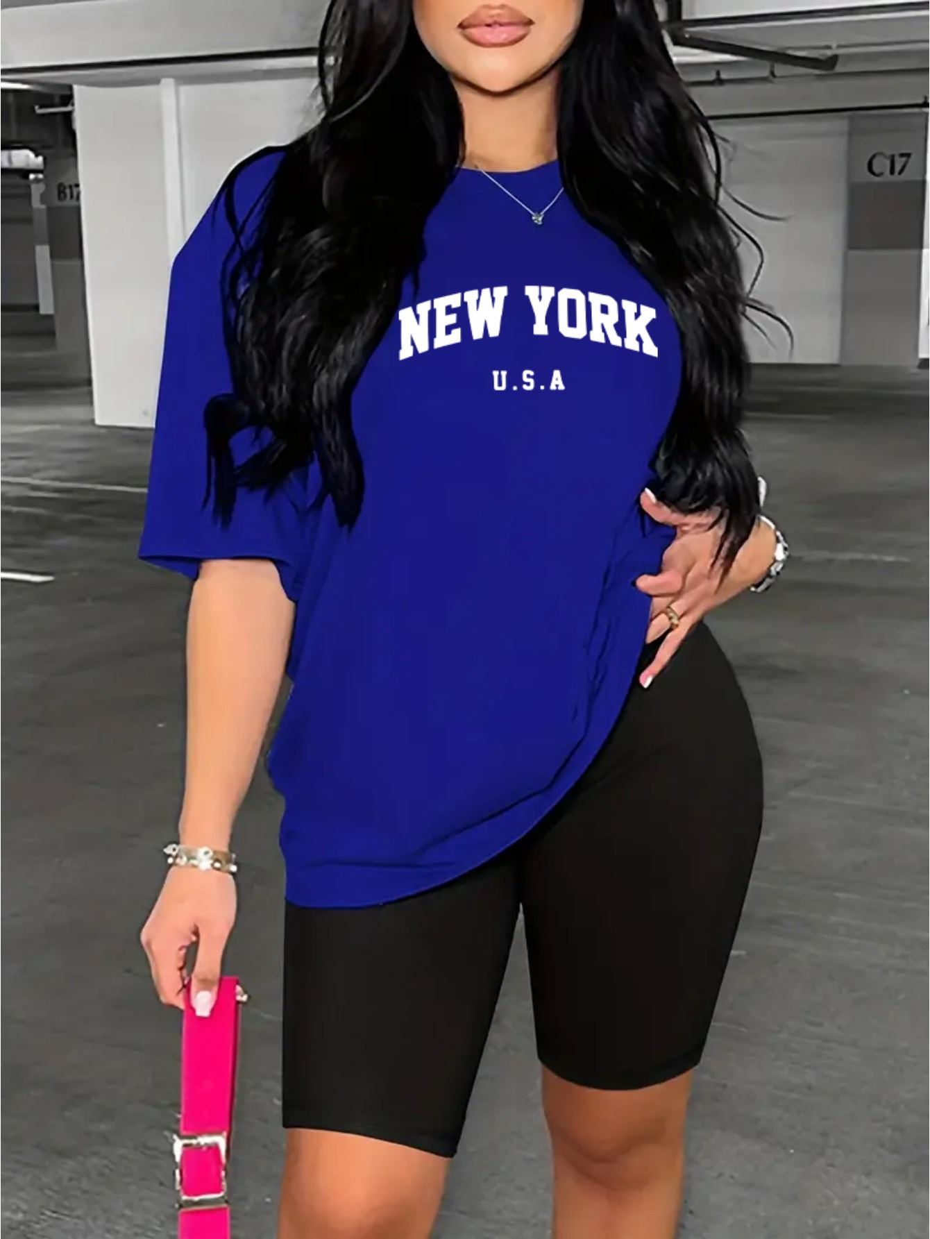 New York abd baskı Tshirt Set  - Women'S Fashion York incelemesi ve fiyatı