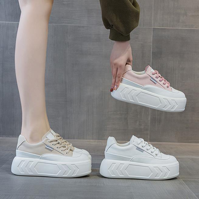 8 cm Mikrofiber Deri İlkbahar  - Sneakers Fashion Women incelemesi ve fiyatı