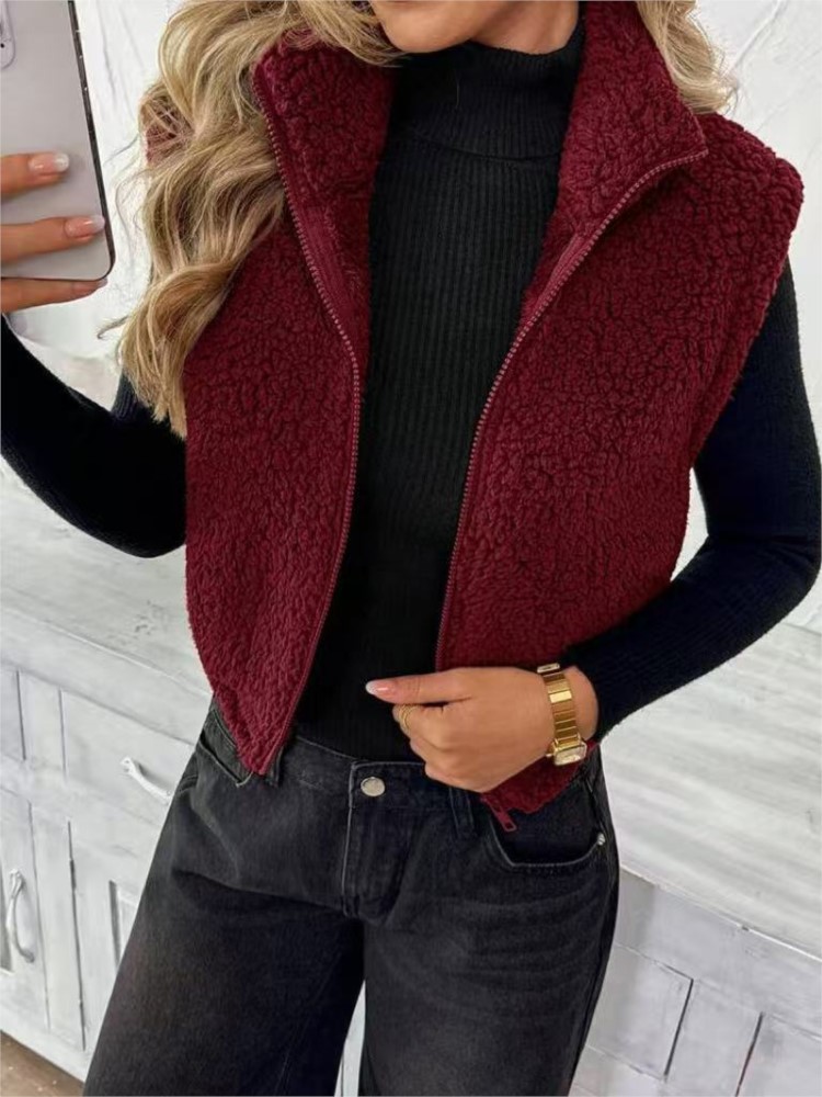 Kadın Peluş Yelek Sonbahar Mod - Women'S Fashion Gilet incelemesi ve fiyatı