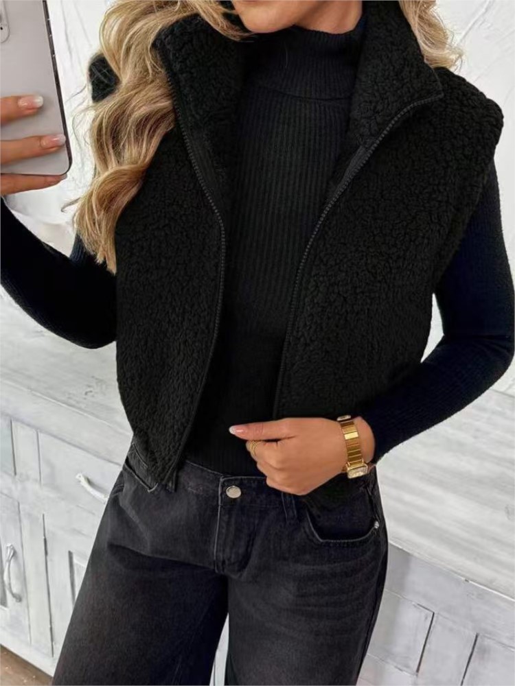 Kadın Peluş Yelek Sonbahar Mod - Women'S Fashion Gilet incelemesi ve fiyatı
